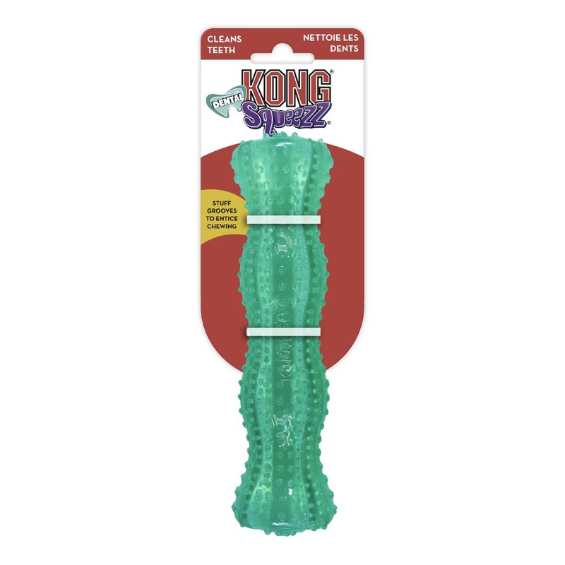 Kong Squeezz Dental Stick Dog Toy (M/8")