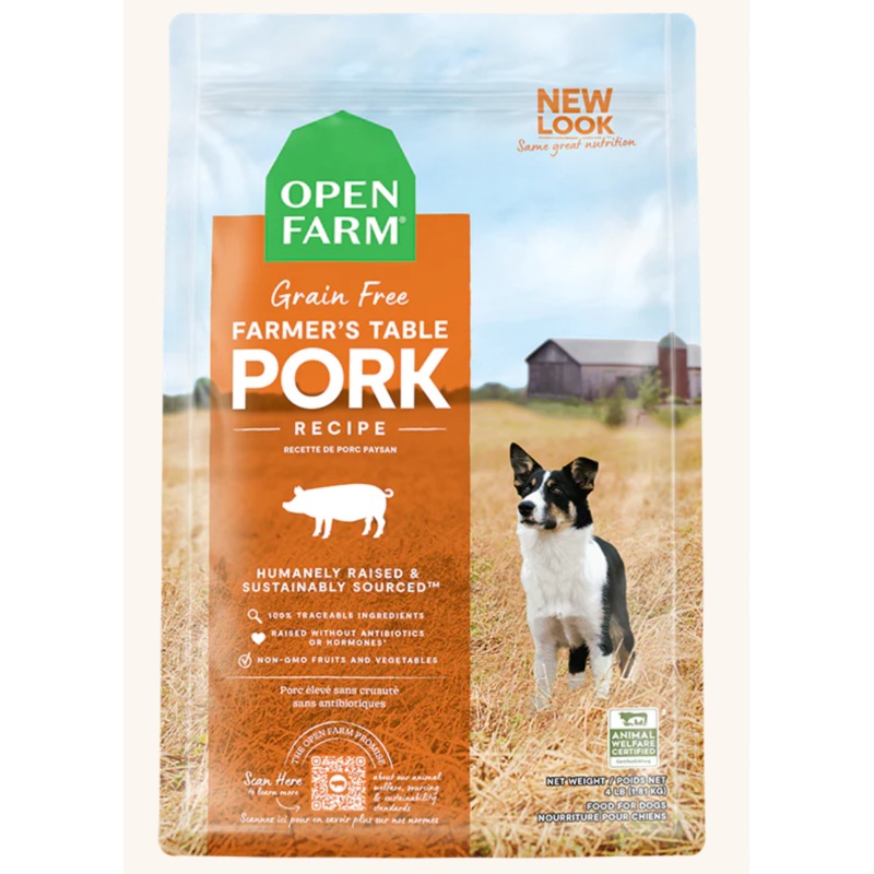 Open Farm Farmer's Table Pork GF Dog Food