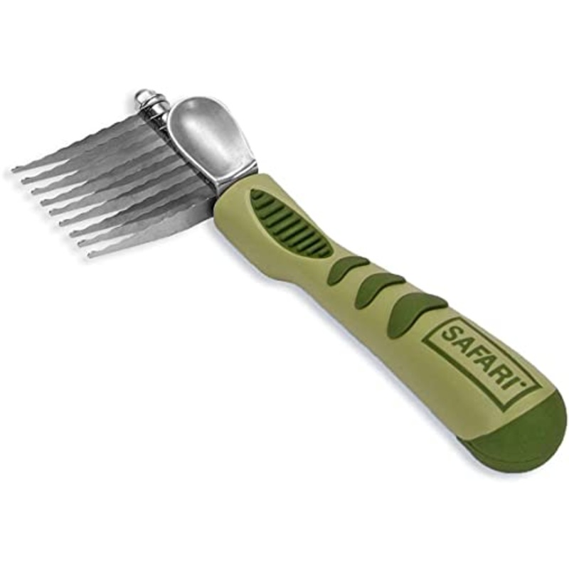 Safari Stainless Steel De-Matting Comb