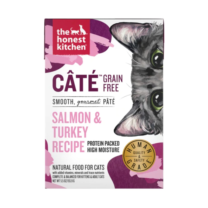 The Honest Kitchen "Ct" Complete & Balanced Salmon & Turkey Pt GF Wet Cat Food (5.5oz/155.9g)