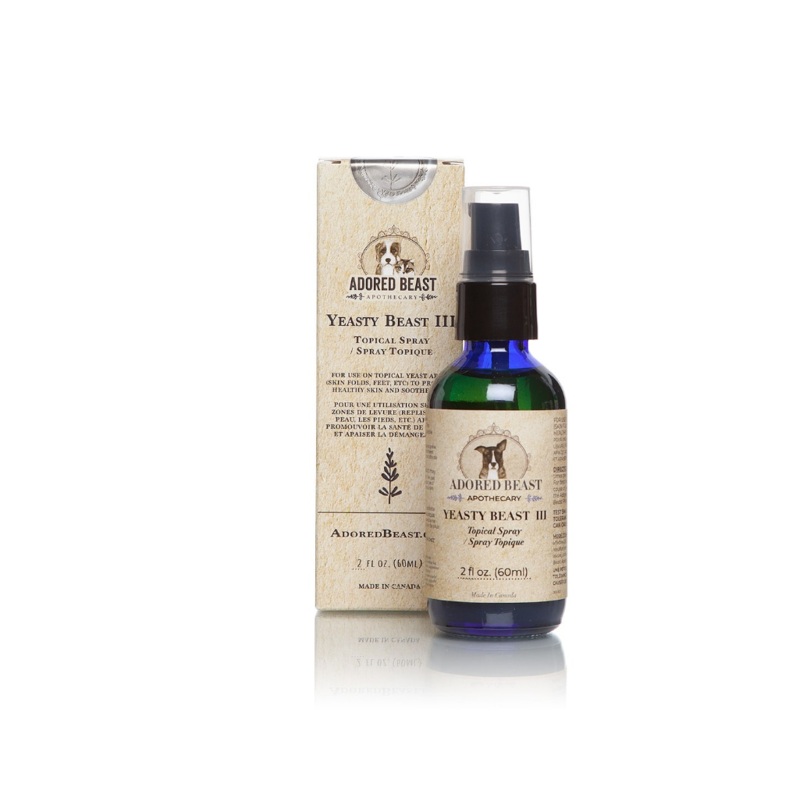 Adored Beast Yeasty Beast III Homeopathic Topical Spray for Dogs (30ml)