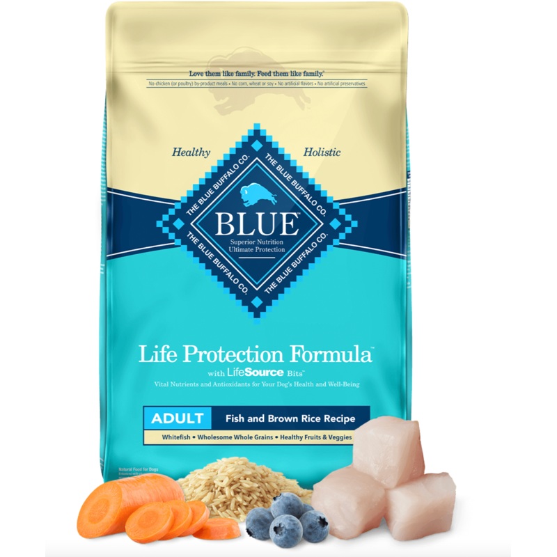 Blue Buffalo Life Protection Fish & Brown Rice Adult Dog Food