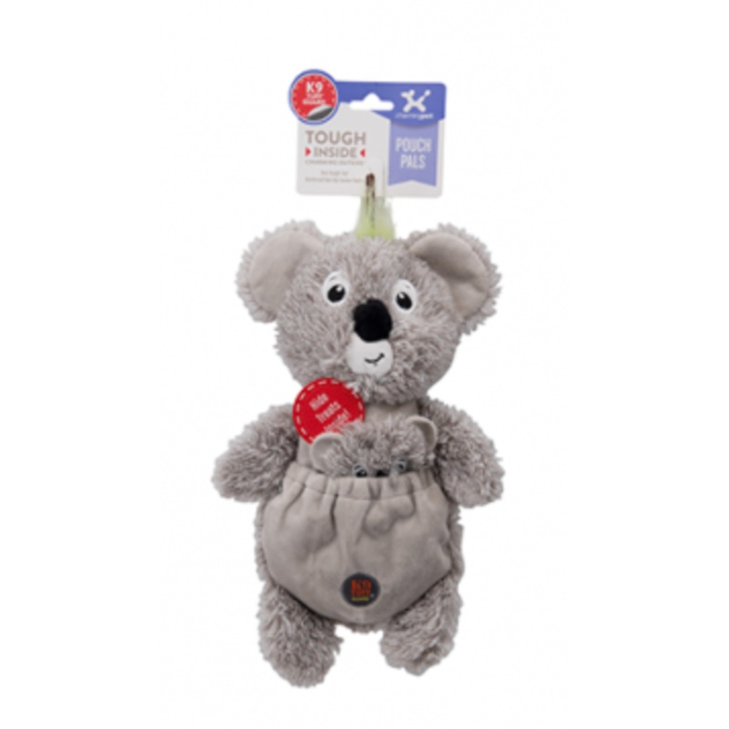 Charming Pet Pouch Pals - Koala Plush Dog Toy