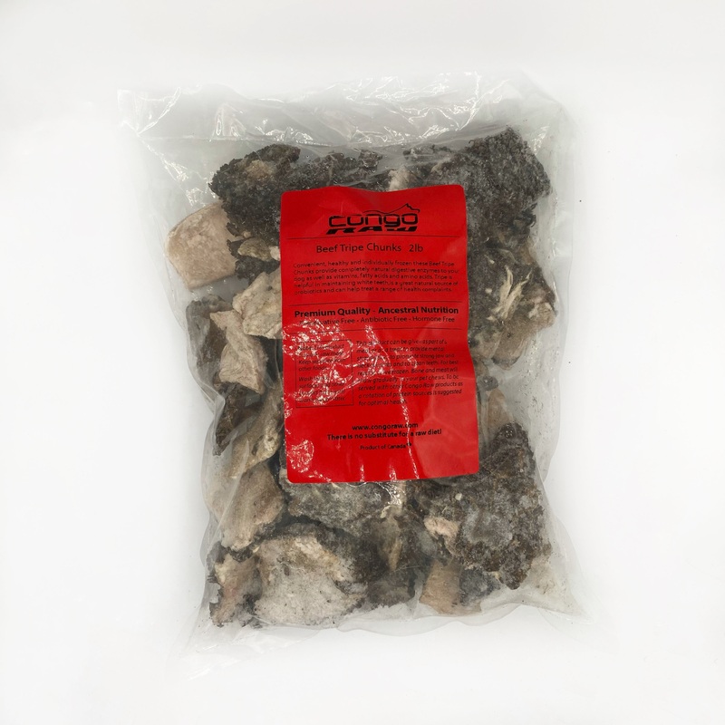 Congo Frozen Beef Tripe Chunks (2lb)