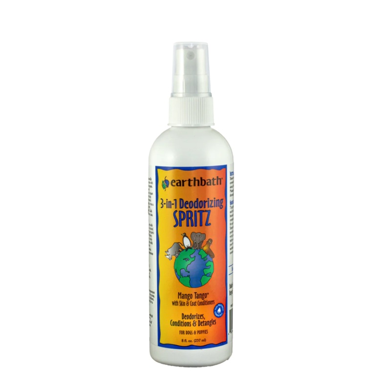 Earthbath 3-in-1 Deodorizing Mango Tango Dog Spritz (8oz)