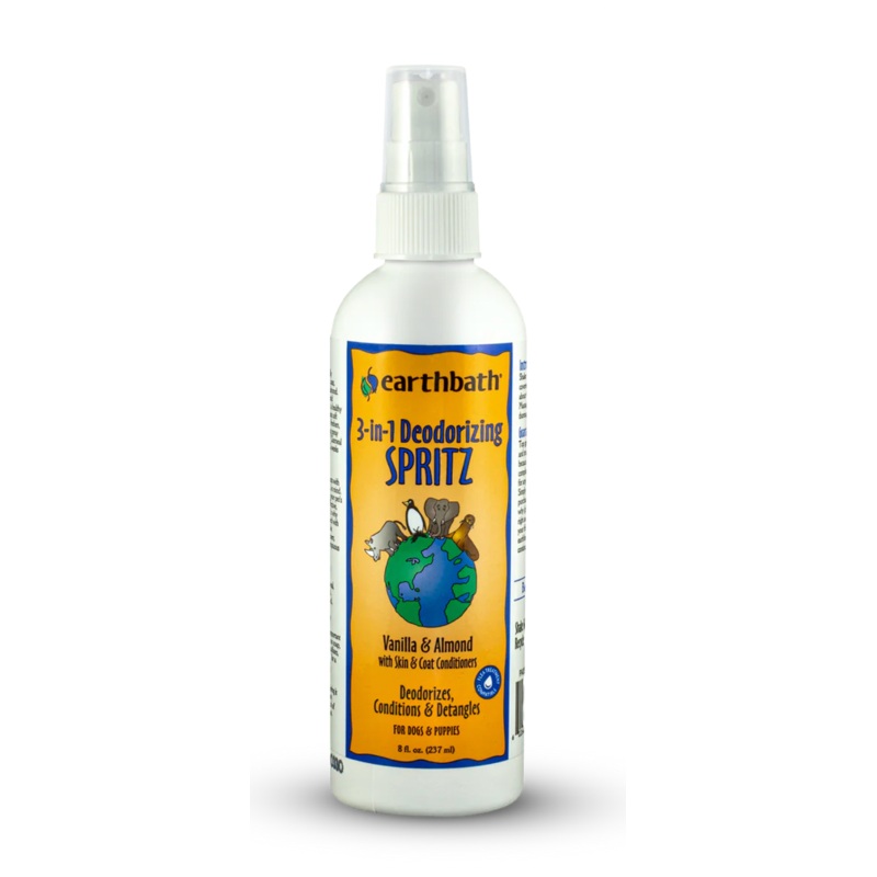 Earthbath 3-in-1 Deodorizing Spritz - Vanilla & Almond (8oz)
