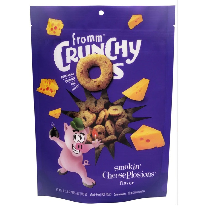 Fromm Crunchy Os CheesePlosions Dog Treats (6oz/170g)