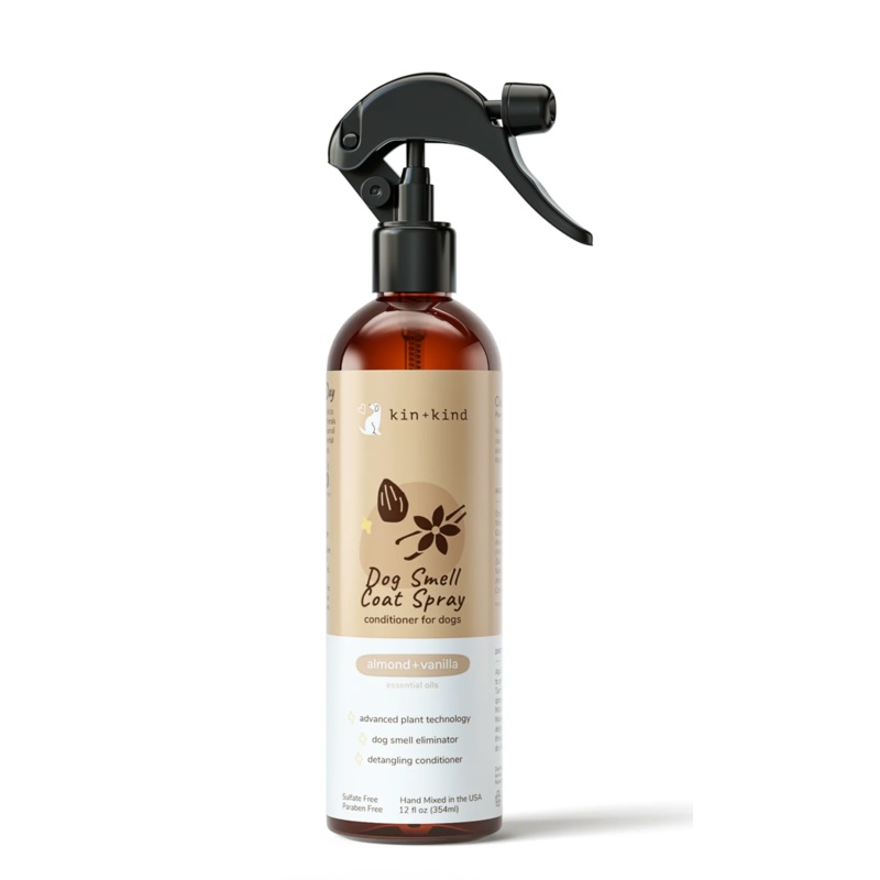 Kin + Kind Odour Neutralizer Coat Spray - Almond & Vanilla (12oz/354mL)