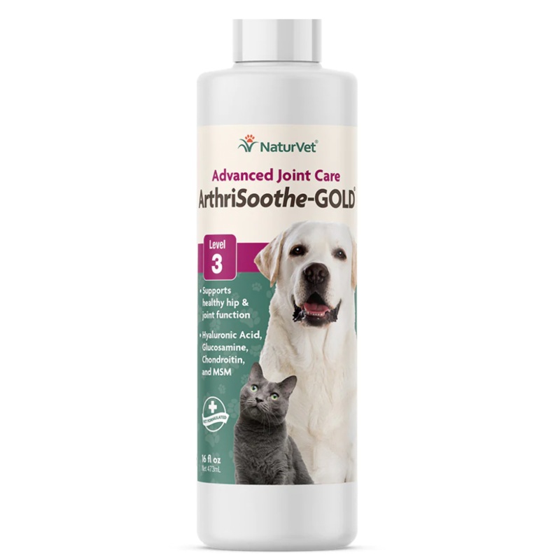 NaturVet Dog ArthriSoothe Gold Advanced Care Liquid (16oz/473mL)