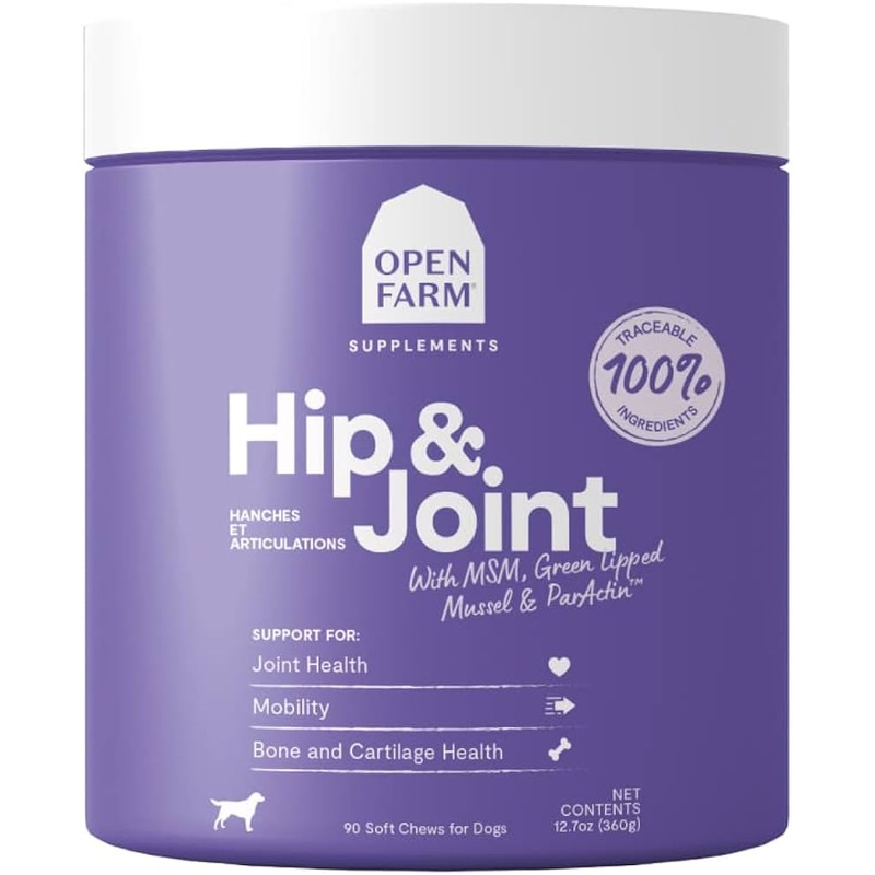 Open Farm Supplements - Hip & Joint Chews for Dogs (90 ct)