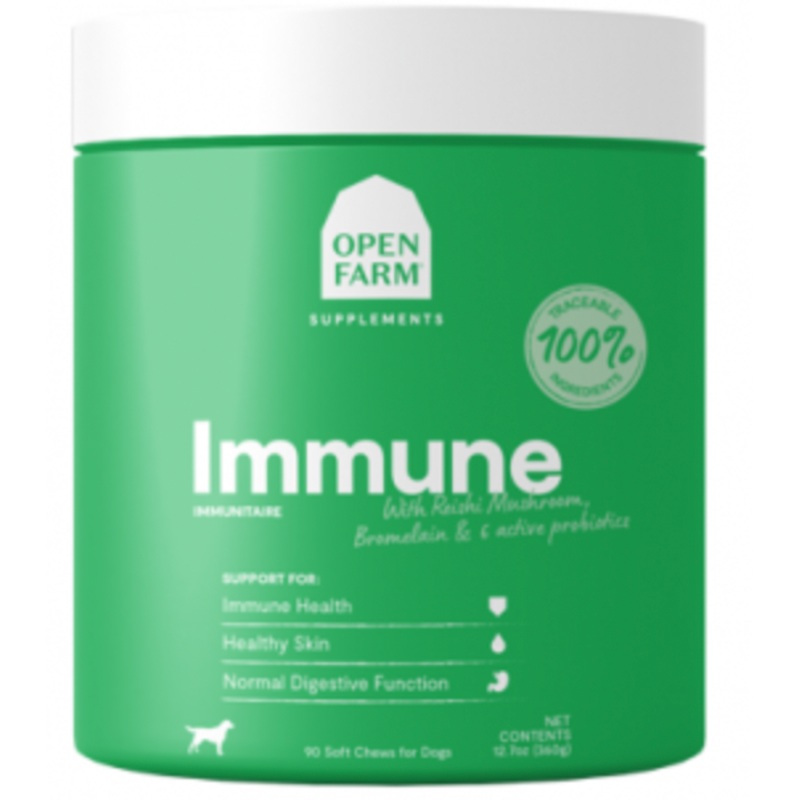 Open Farm Supplements - Immune Chews for Dogs (90 ct)