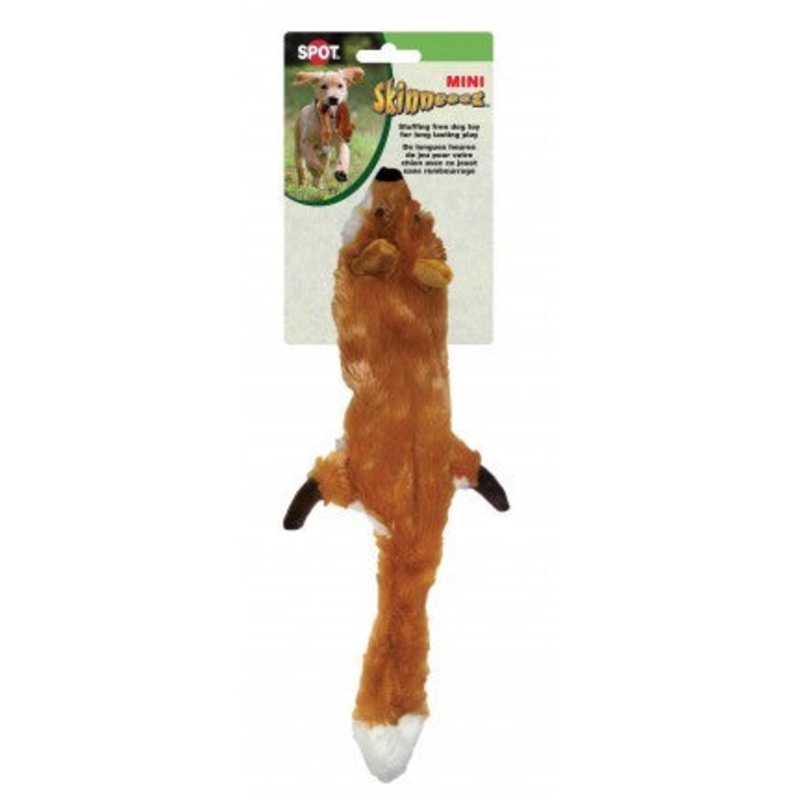 SPOT Skinneeez - Fox for Mini/Small Dogs Dog Toy (14")