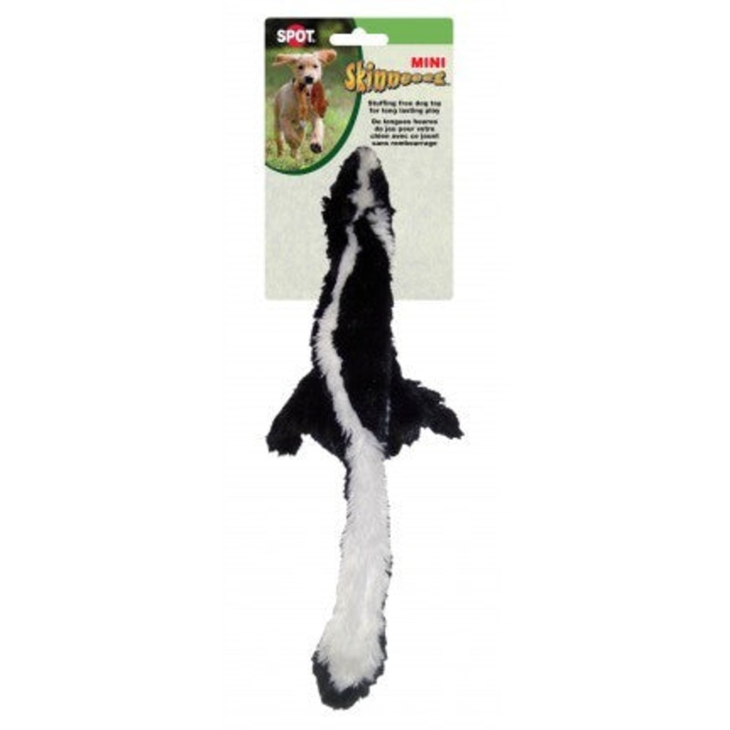 SPOT Skinneeez - Skunk for Mini/Small Dogs Dog Toy (14")
