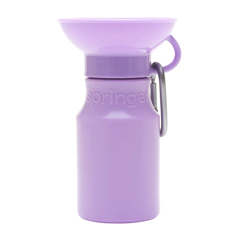 Springer Squeezable Travel Bottle with Fillable Bowl