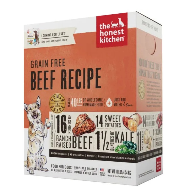The Honest Kitchen Beef GF Dehydrated Dog Food