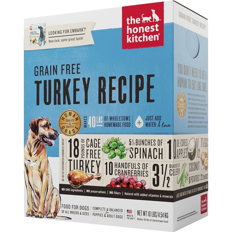 The Honest Kitchen Turkey GF Dehydrated Dog Food