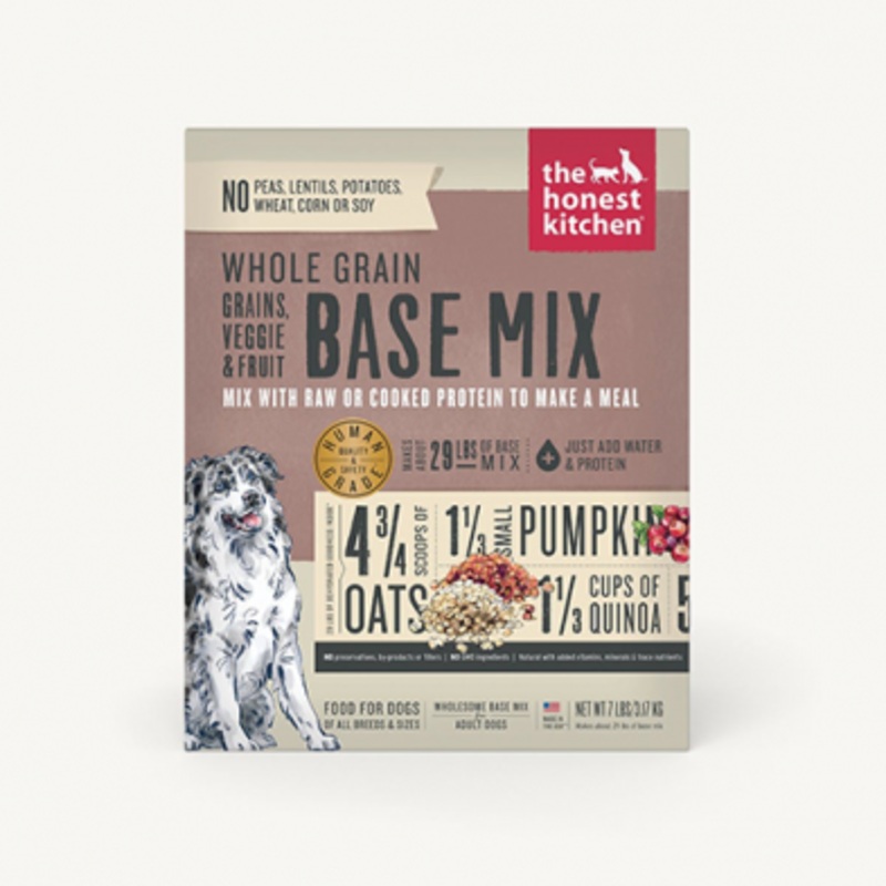 The Honest Kitchen Whole Grain Fruit & Veggie Base Mix Dehydrated Dog Food