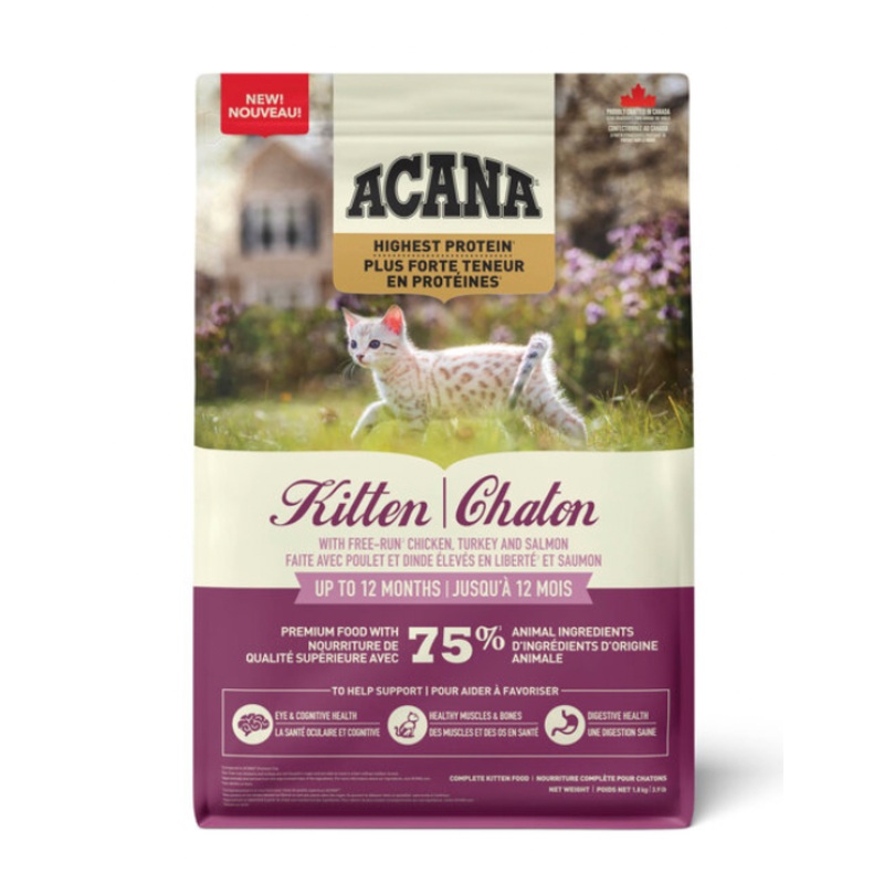 Acana Highest Protein GF Kitten Food (1.8kg/4lb)