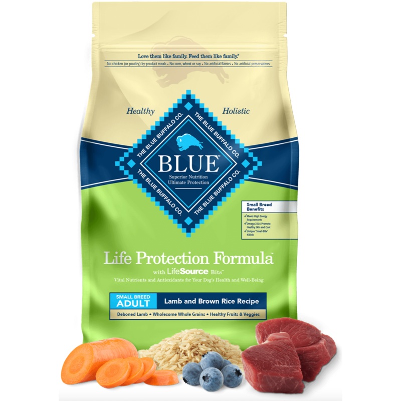 Blue Buffalo Life Protection Lamb & Brown Rice Small Breed Adult Dog Food