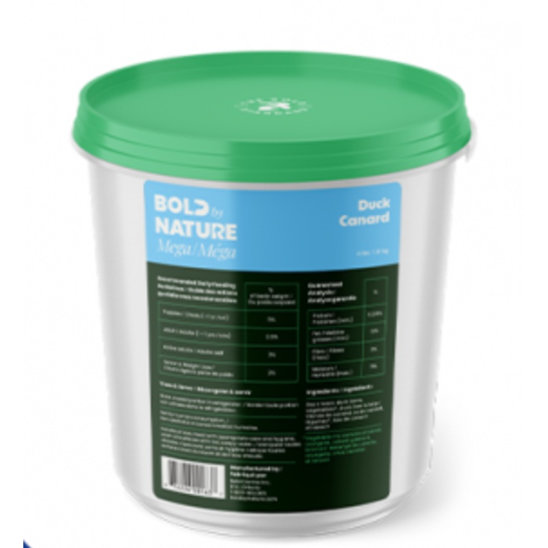 Bold by Nature - Mega TUB Frozen Duck Dog Food (1.81kg/4lb)