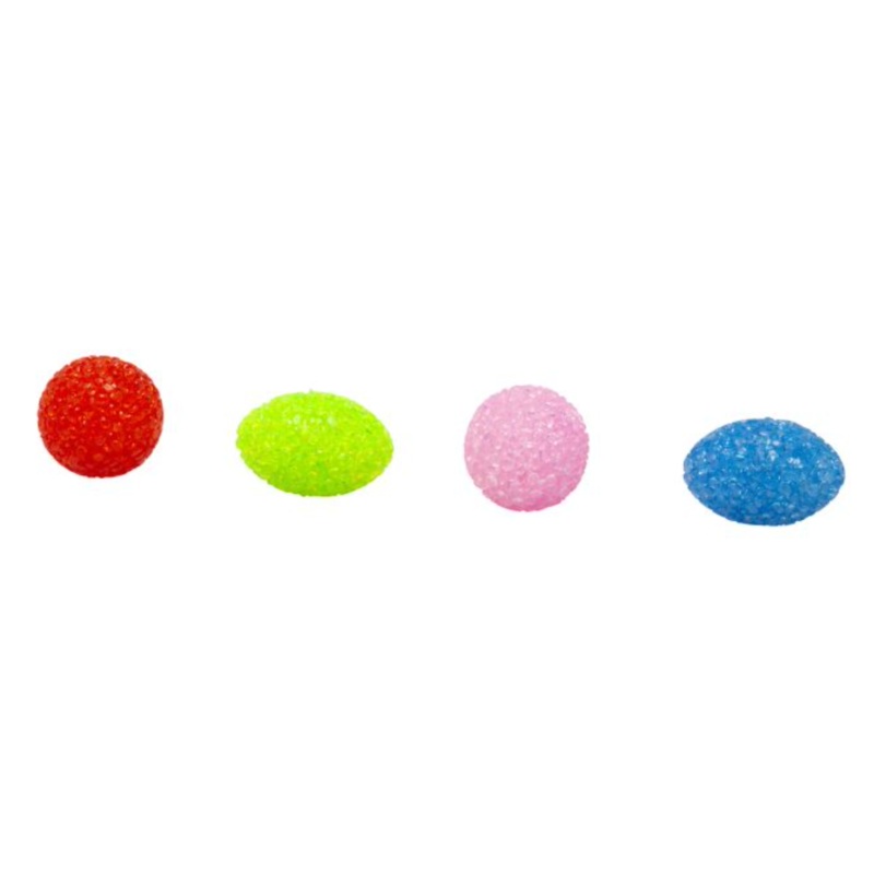 BUD'Z Coloured Crystal Ball with Bell Cat Toy (Bulk)