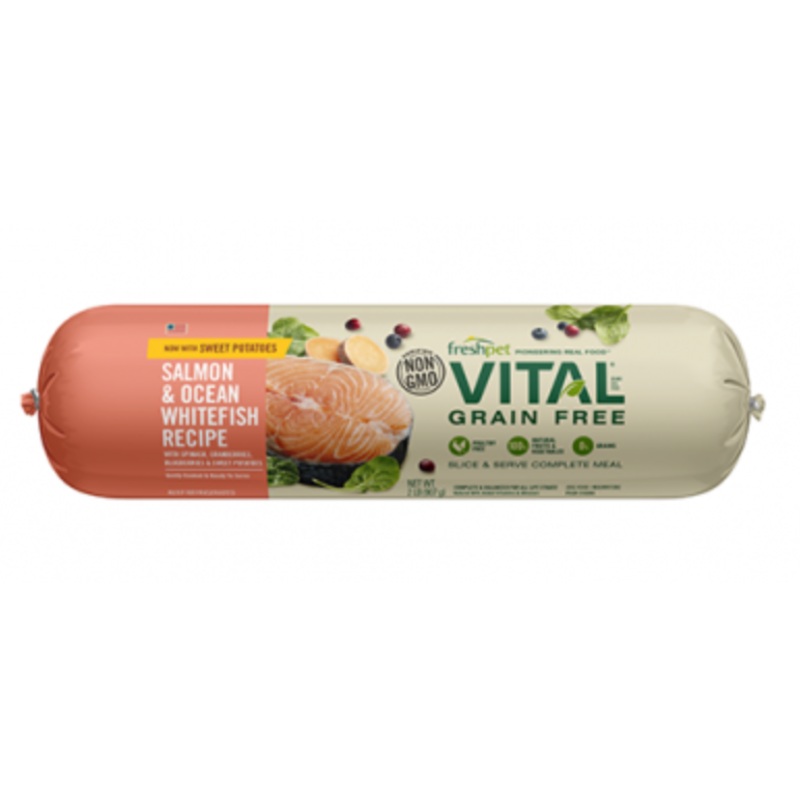 Freshpet Vital Roll GF Whitefish & Salmon Dog Food (907g/2lb)