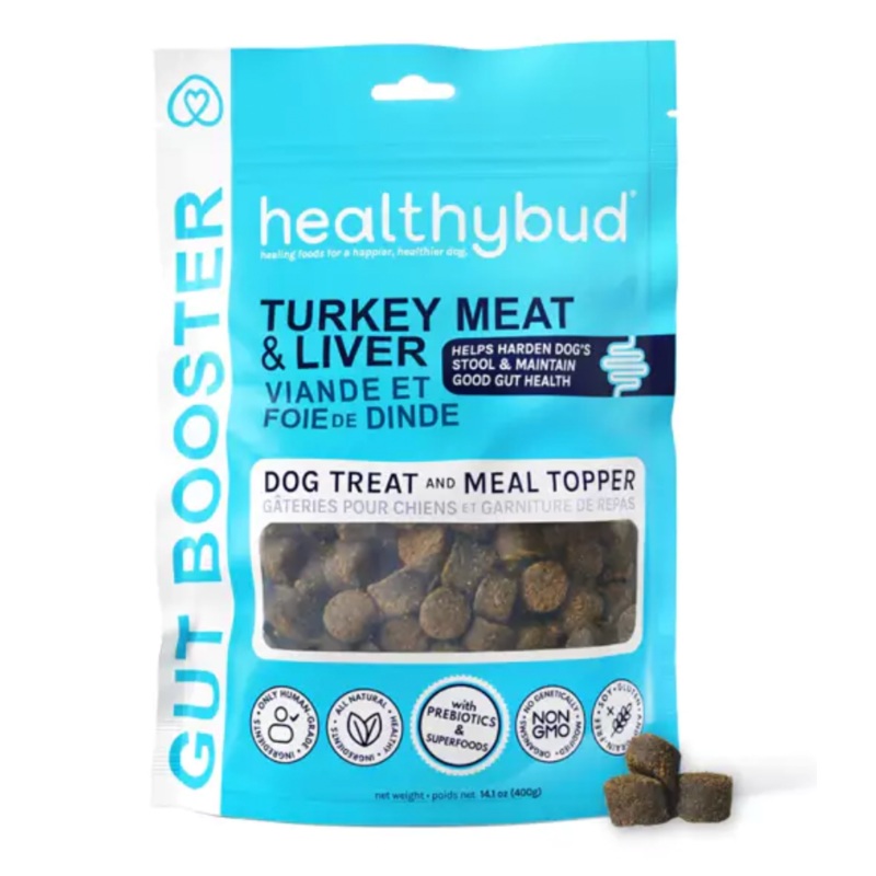 Healthybud Dog Treat Gut Booster Turkey & Liver (4.5oz/130g)