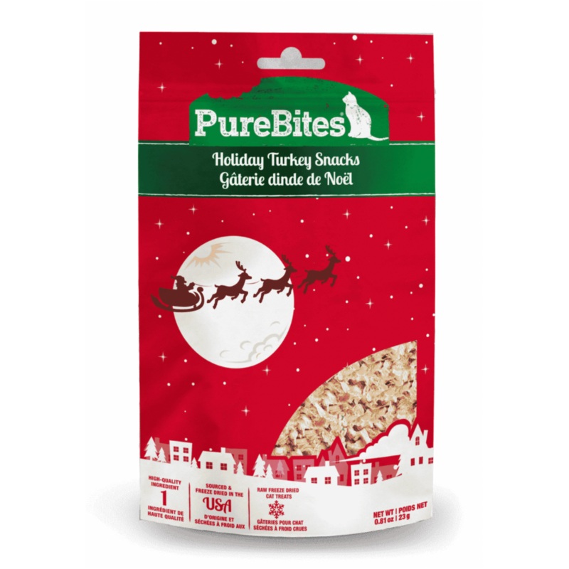 Purebites Holiday Turkey Snacks Cat Treat (0.81/23g)