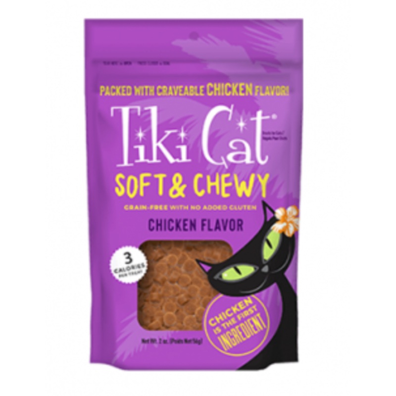 Tiki Cat Soft & Chewy GF Chicken Cat Treat (2oz/56g)