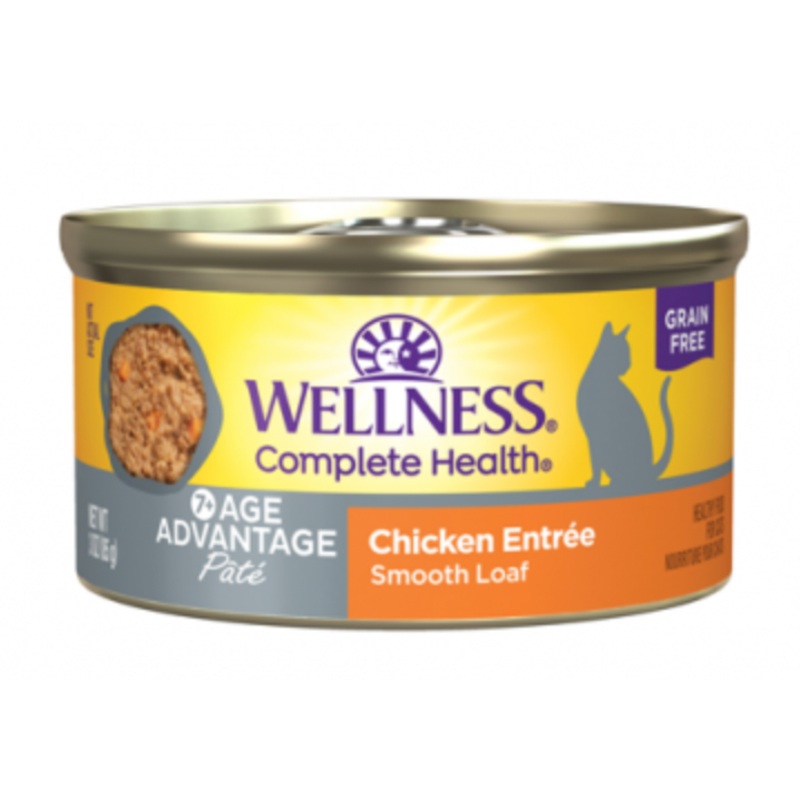 Wellness Complete Health Age Advantage Chicken Pate GF Canned Cat Food (3oz/85g)