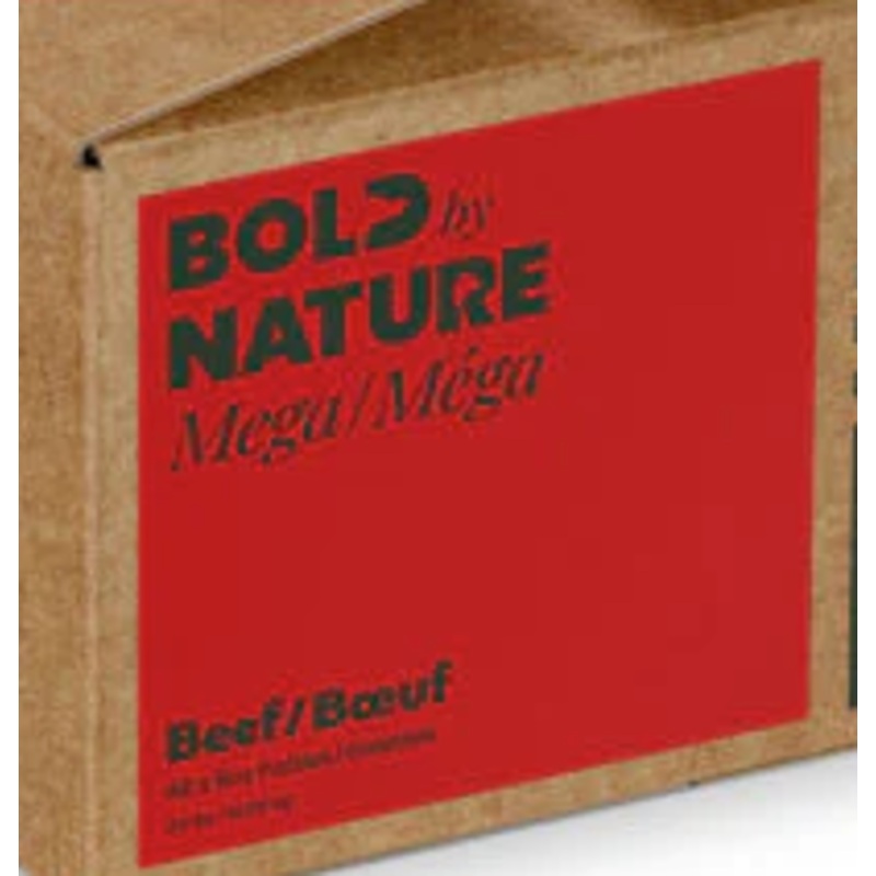 Bold by Nature - Frozen Raw Beef Dog Food - 1lb Trial