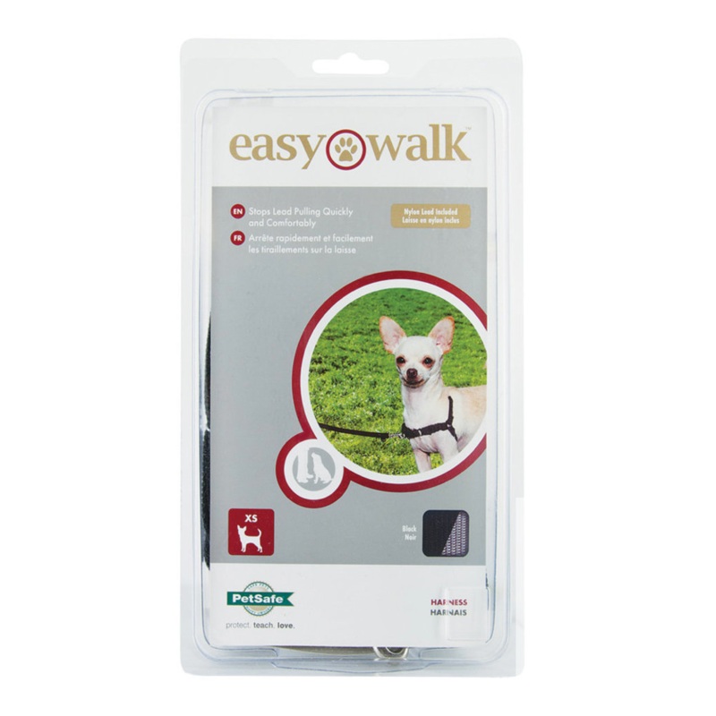 Easy Walk Harness XS Black 12-16"