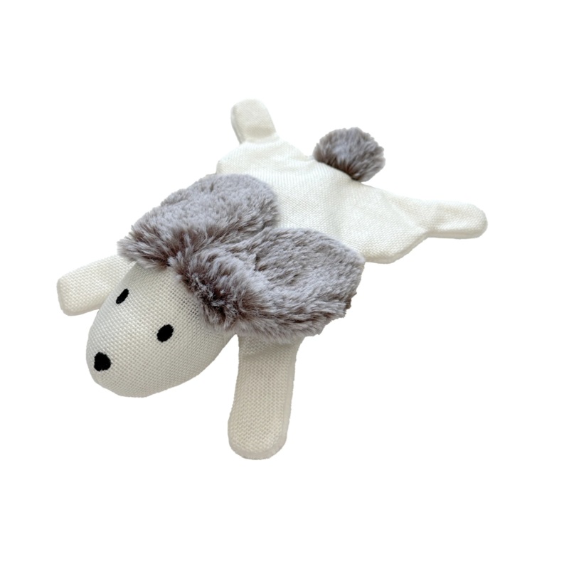 FouFouBrands Hide 'n Seek Woodland Stuffless Crinkle Dog Toy - Bunny
