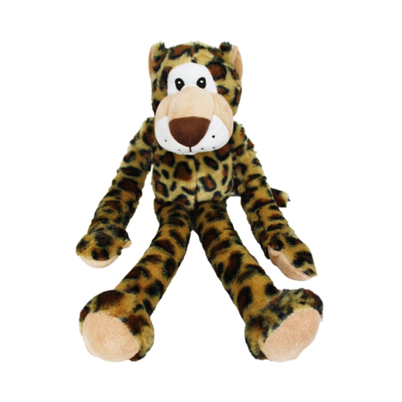 Multipet Swingin' Safari Leopard Dog Toy
