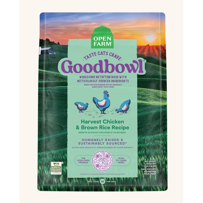 Open Farm Goodbowl Chicken & Brown Rice Cat Food