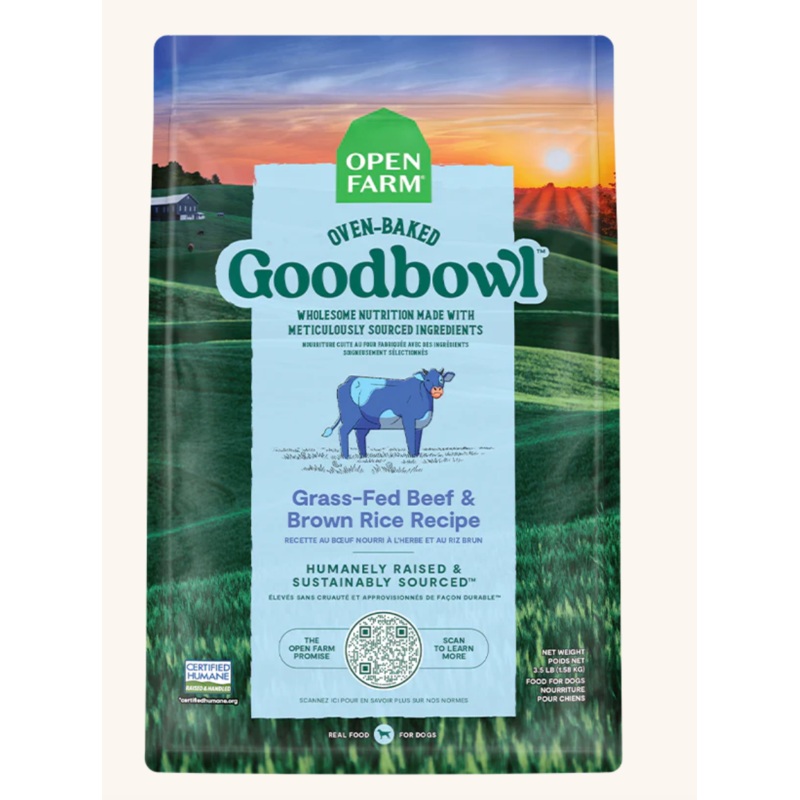 Open Farm Goodbowl Grass-fed Beef & Brown Rice Dog Food