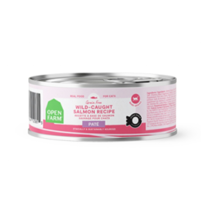 Open Farm Wild Caught Salmon Pate GF Canned Cat Food