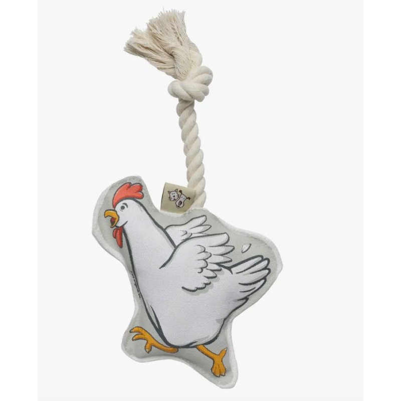 Ore' Pet Chicken Rope Dog Toy