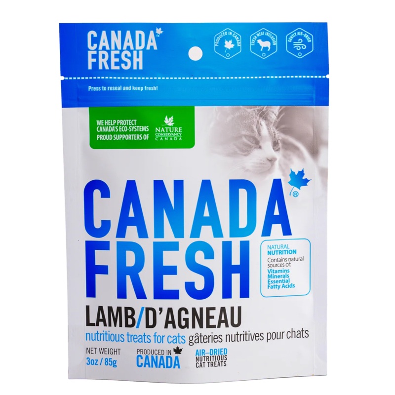 PetKind Canada Fresh Air-Dried Lamb Cat Treats (3oz/85g)