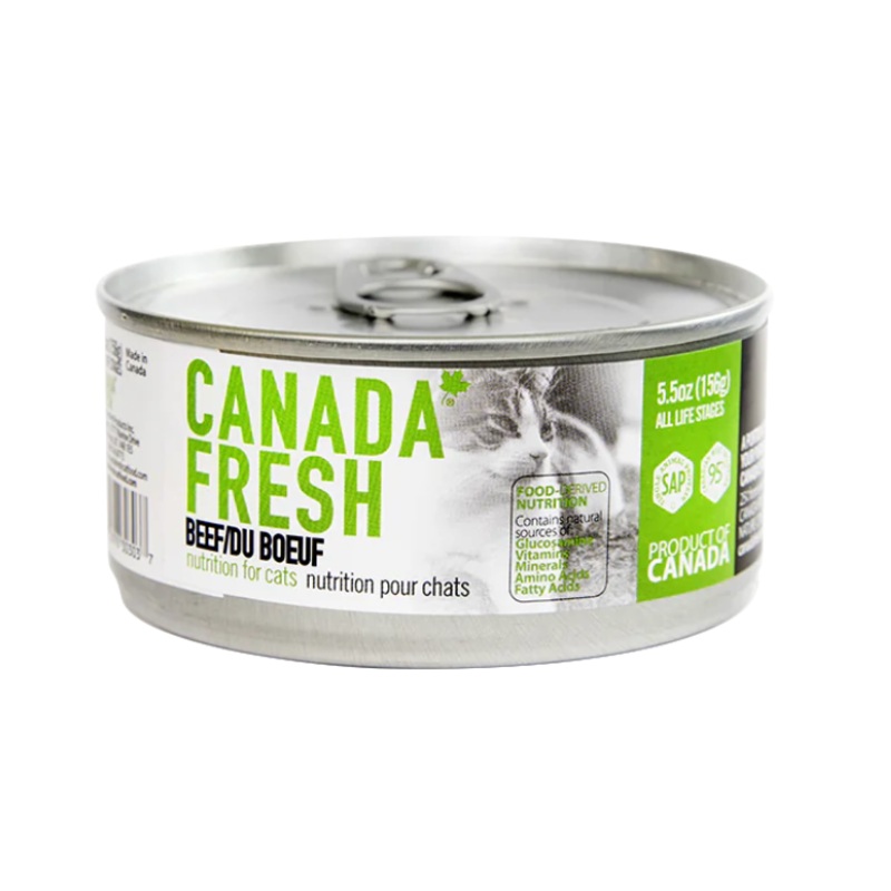 PetKind Canada Fresh Beef Formula Canned Cat Food (5.5oz/155g)