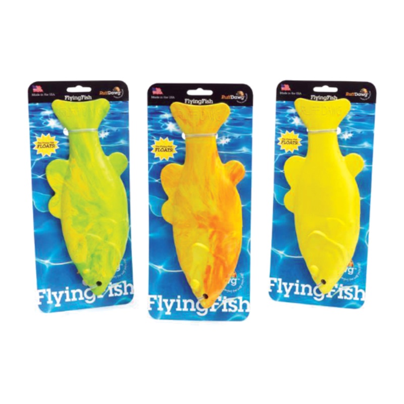 RuffDawg "The Minnow" It Floats Dog Toy - Assorted Colours (6")