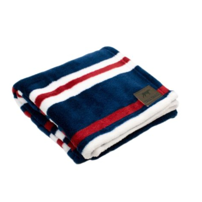 Tall Tails Fleece Blanket - Nautical Stripe (30"x40")