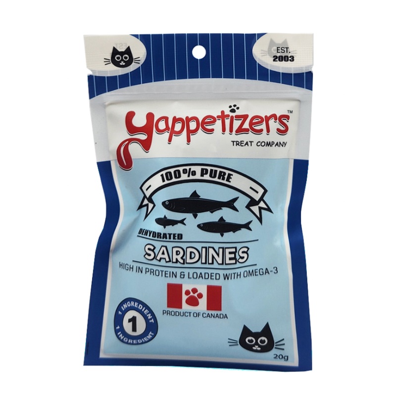Yappetizers Sardine Cat Treat (0.7oz/20g)