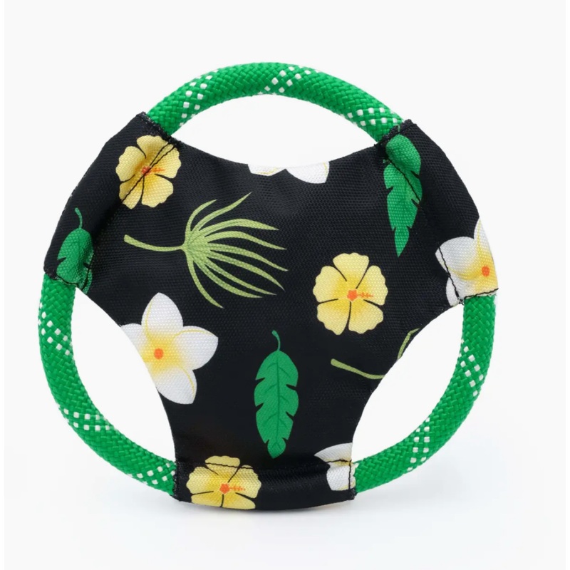Zippy Paws Patterned Rope Gliderz Dog Toy - Hawaiian