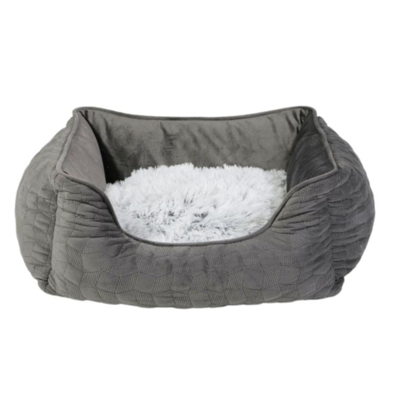 Bud'Z Cuddler Cosmos Dog Bed - Grey