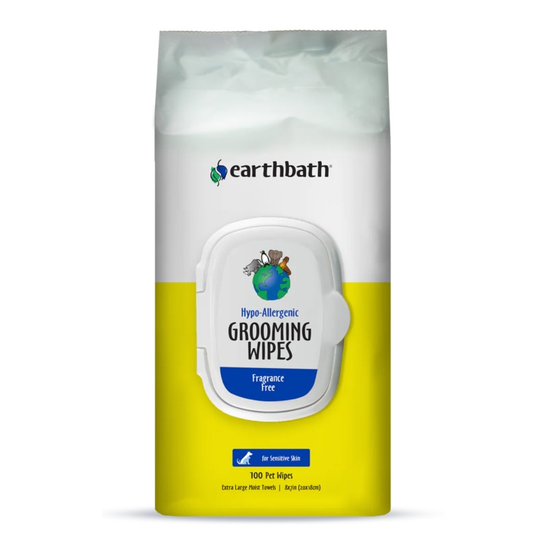 Earthbath Groom Wipes Hypo-Allergenic (100 wipes)