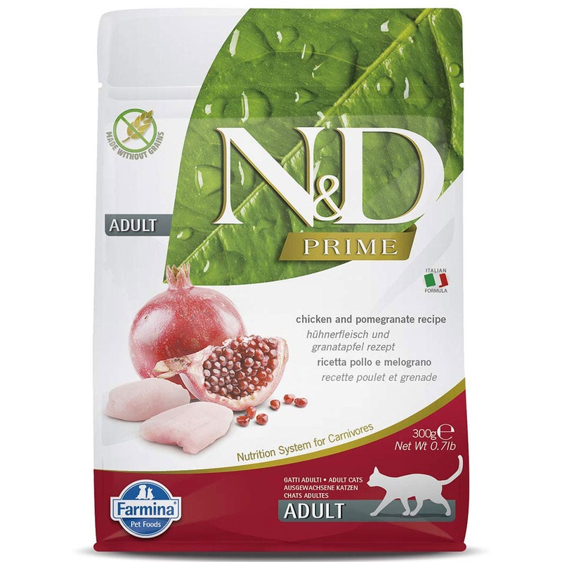 Farmina N&D Prime - Chicken & Pomegranate Adult GF Cat Food