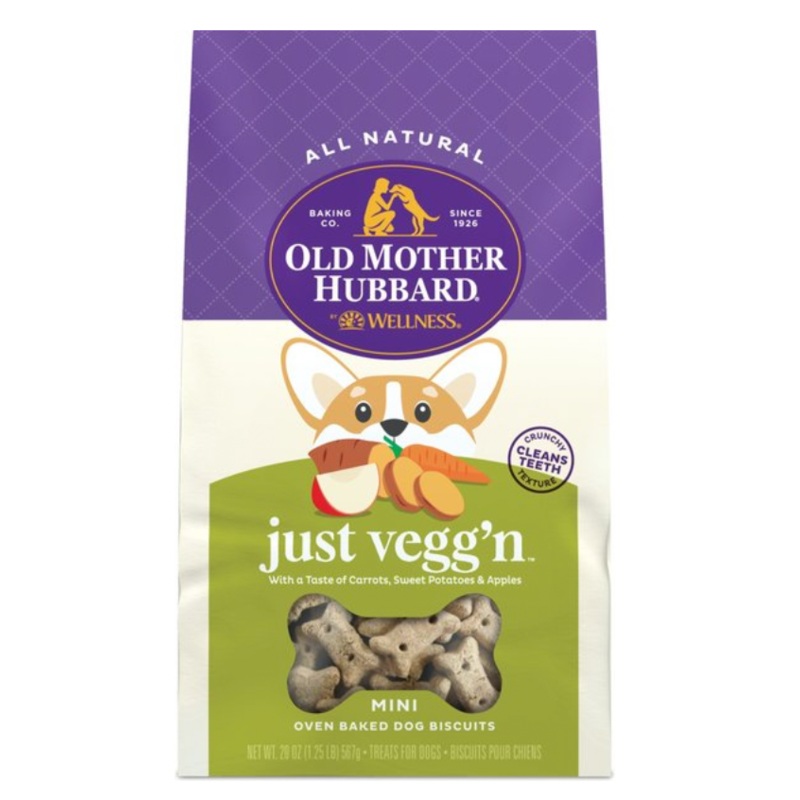 Old Mother Hubbard Classic Just Veggn Dog Treats - Mini (20oz/567g)