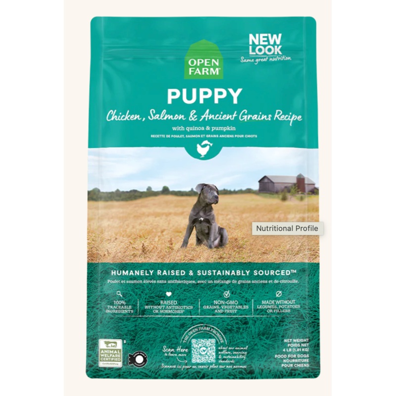 Open Farm Puppy Recipe with Ancient Grains Dog Food