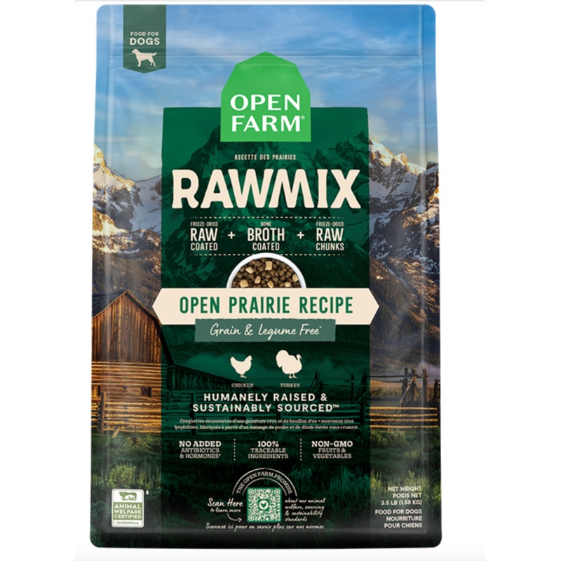 Open Farm RawMix GF Open Prairie Recipe Dog Food